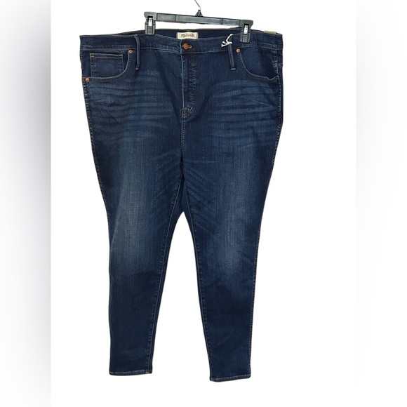 NWT Madewell 10" High-Rise Skinny Jeans in Hayes Wash size 37 - Picture 5 of 14